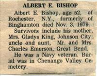 Bishop, Albert E